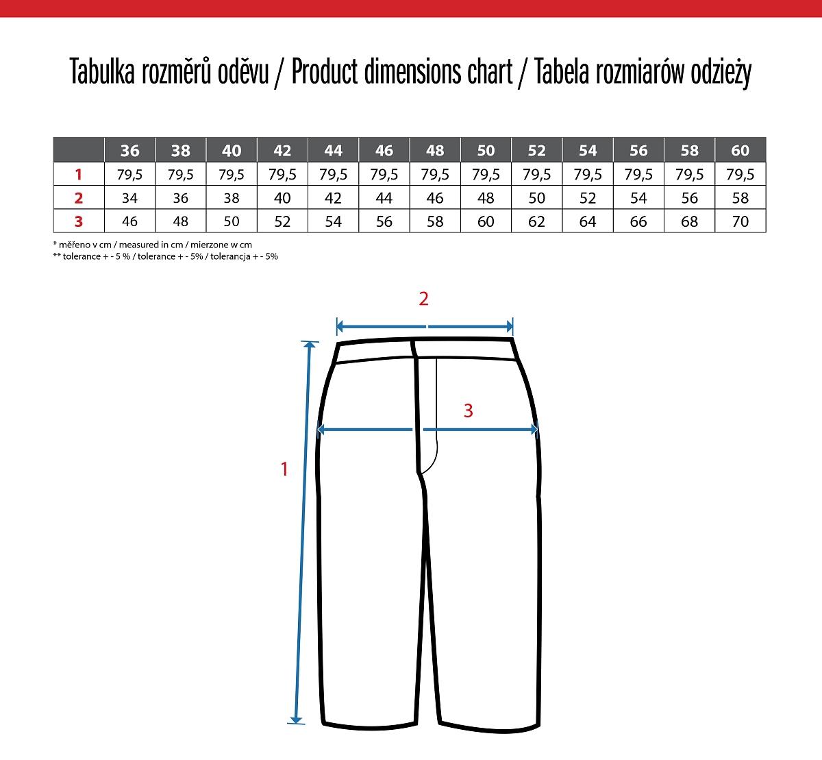 Dámské 3/4 kalhoty CXS AMY