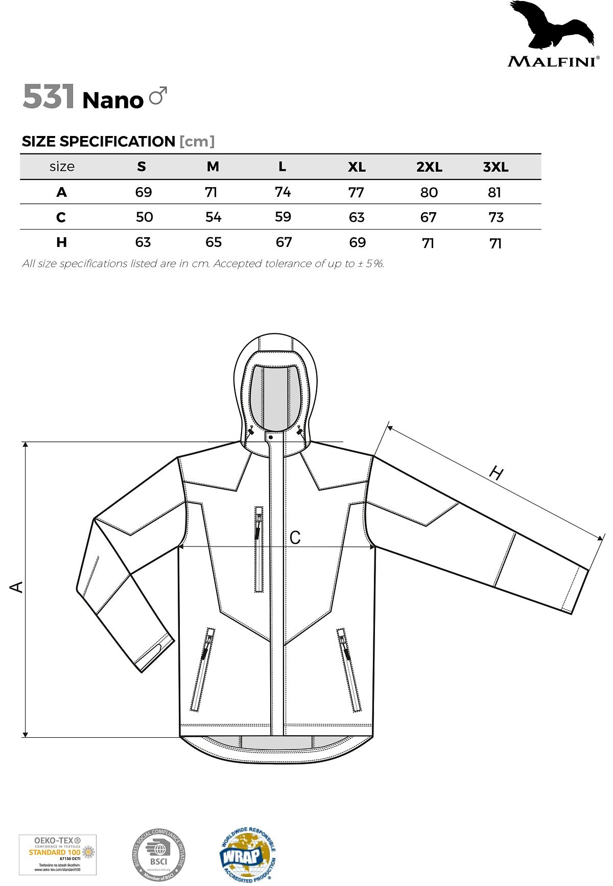 Nano Softshellová bunda pánská