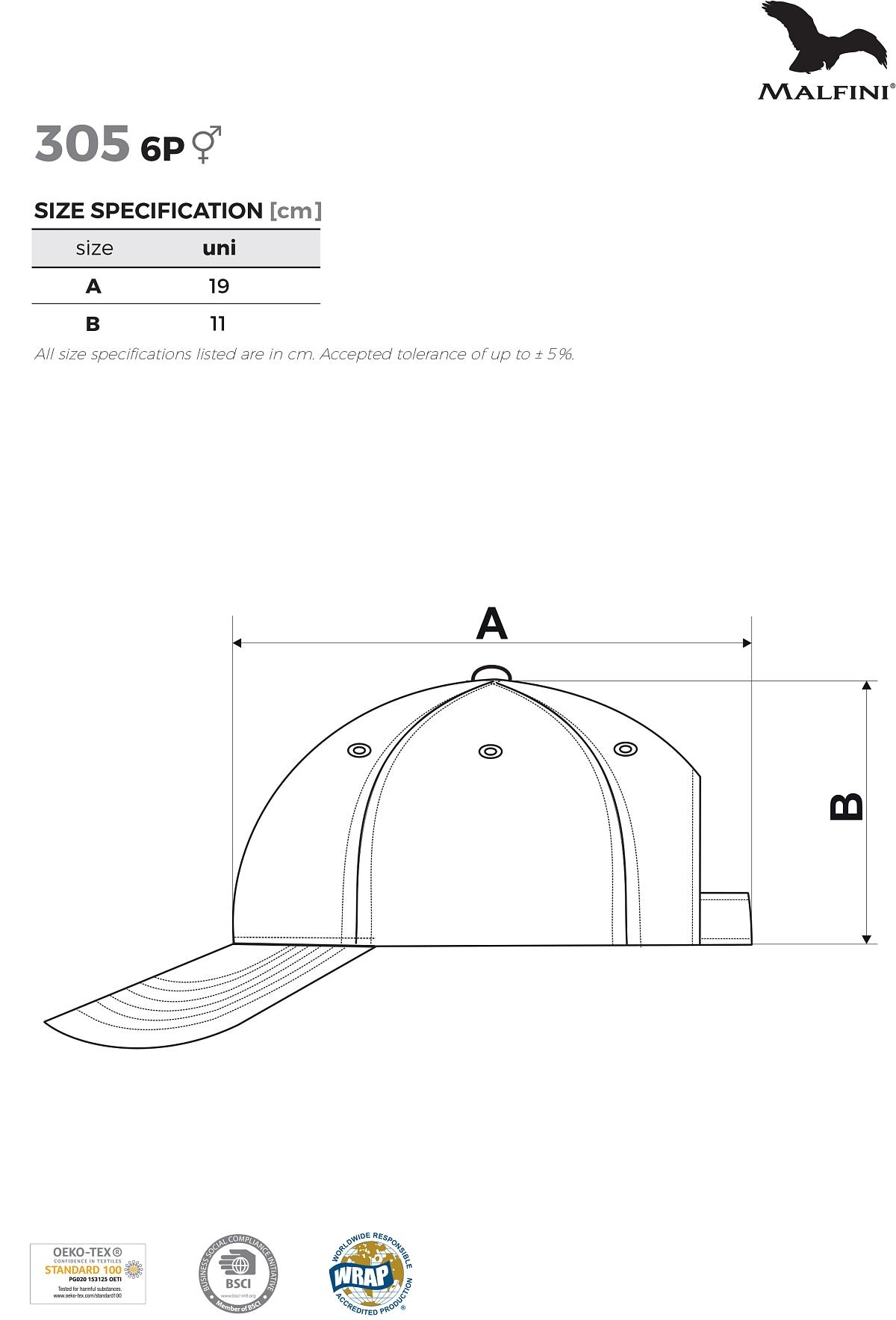 6P Čepice unisex