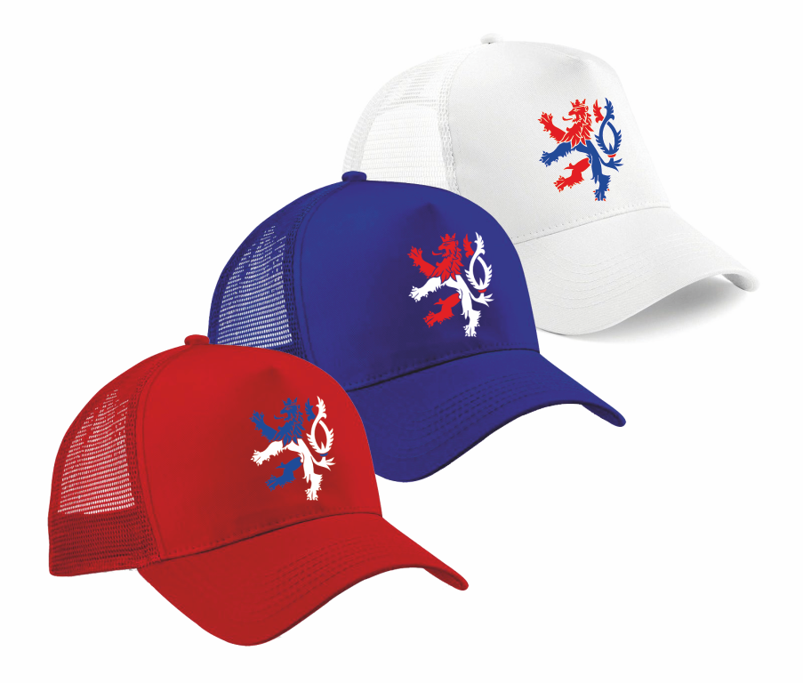 Kšiltovka Snapback Trucker s českým lvem