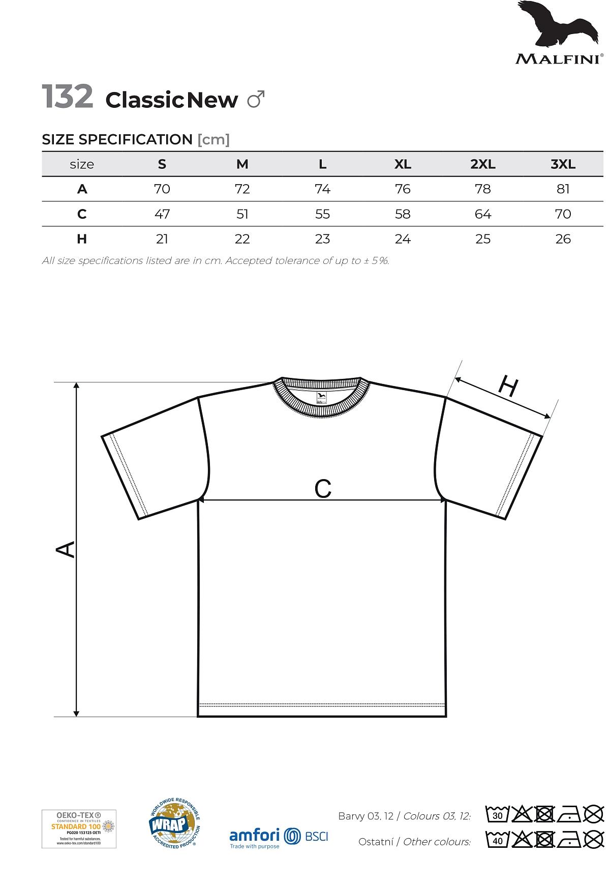 Classic New Tričko pánské