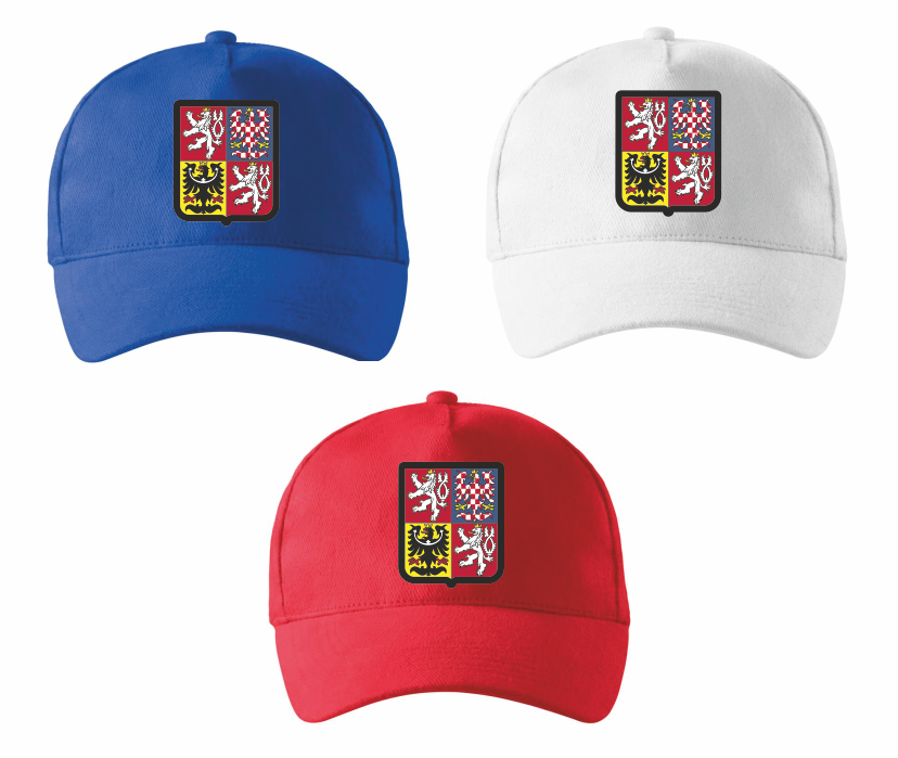5 panelová kšiltovka s českým znakem