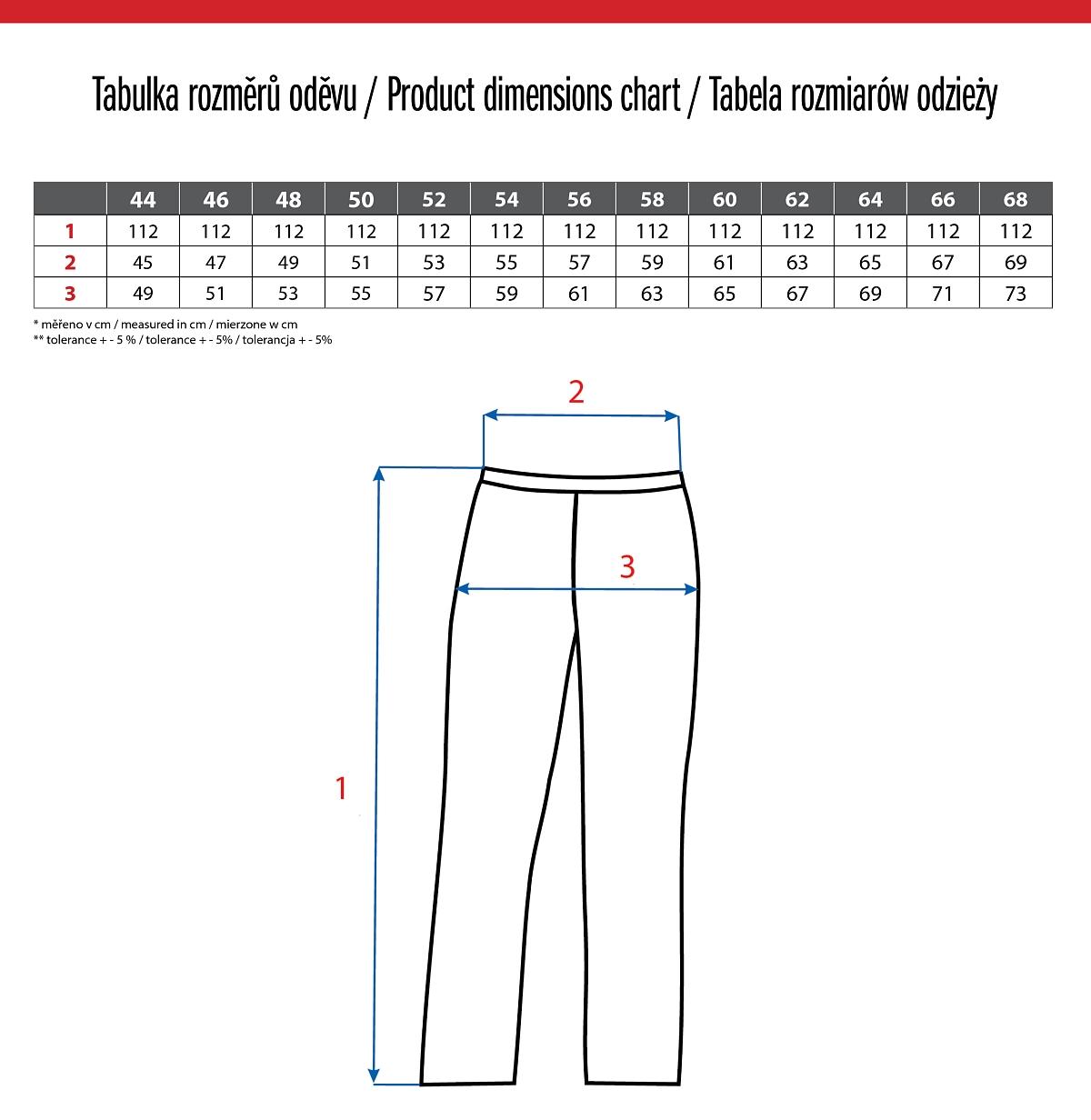 Kalhoty do pasu CXS LUXY JOSEF