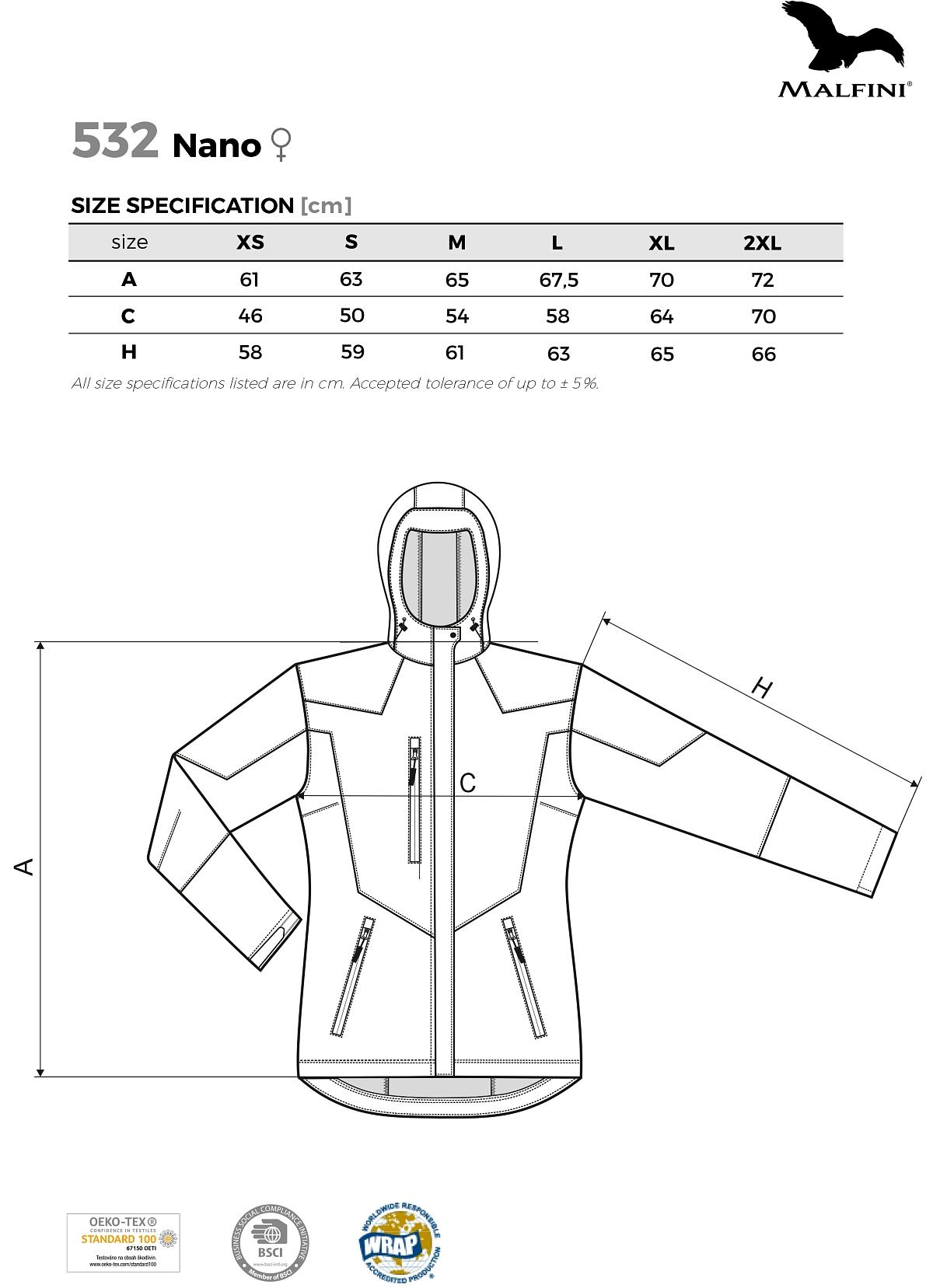 Nano Softshellová bunda dámská