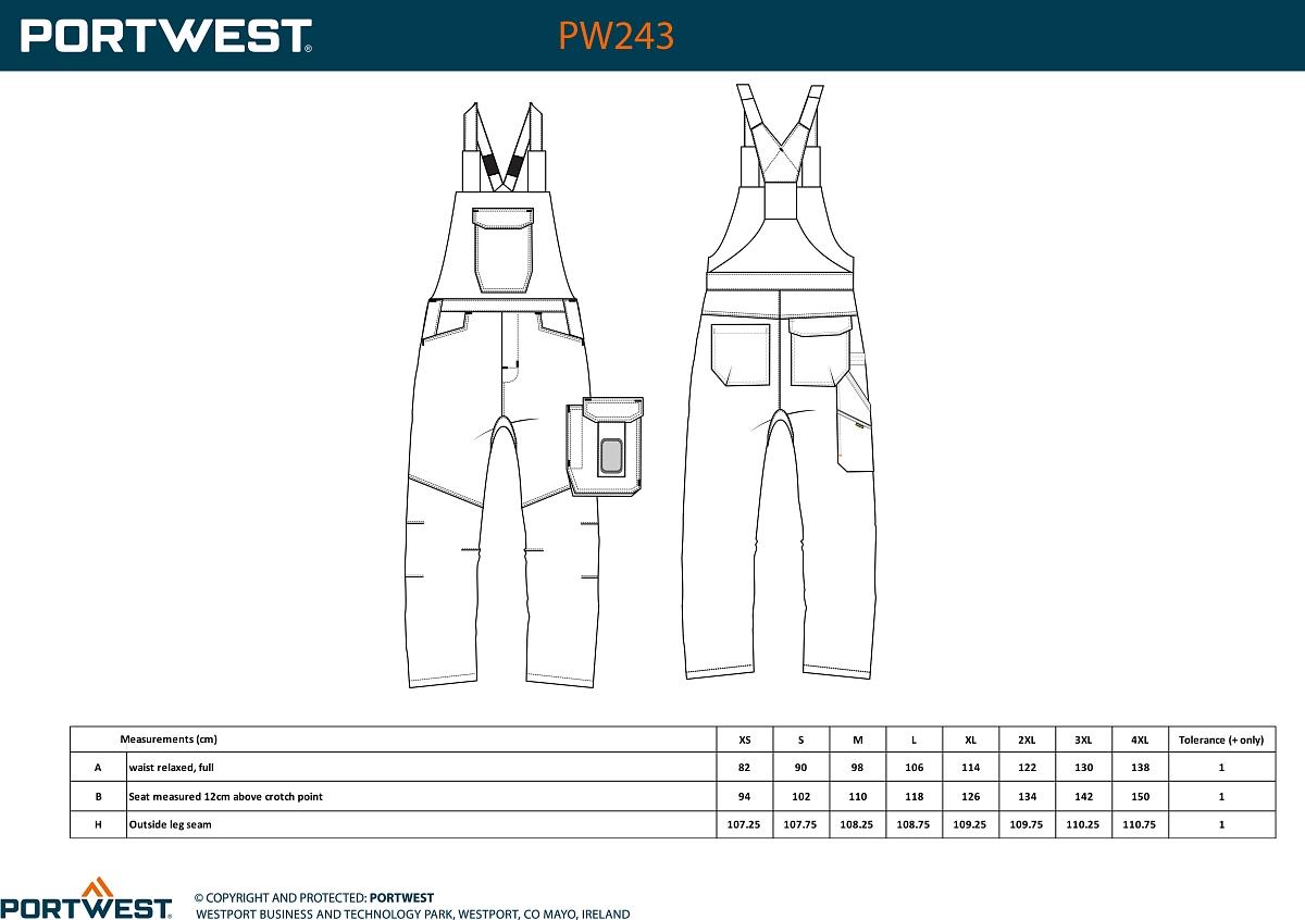 Kalhoty s laclem PW2