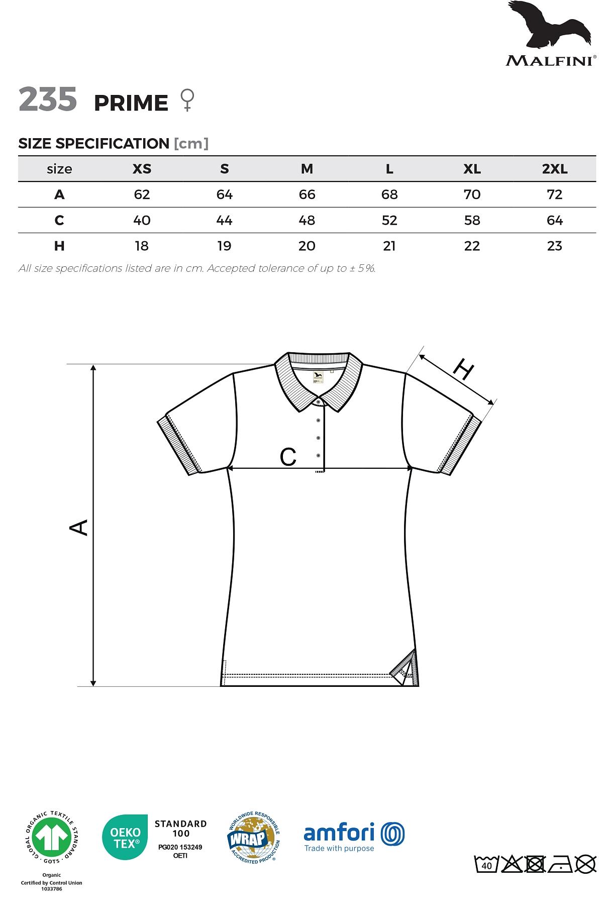 Prime (GOTS) Polokošile dámská