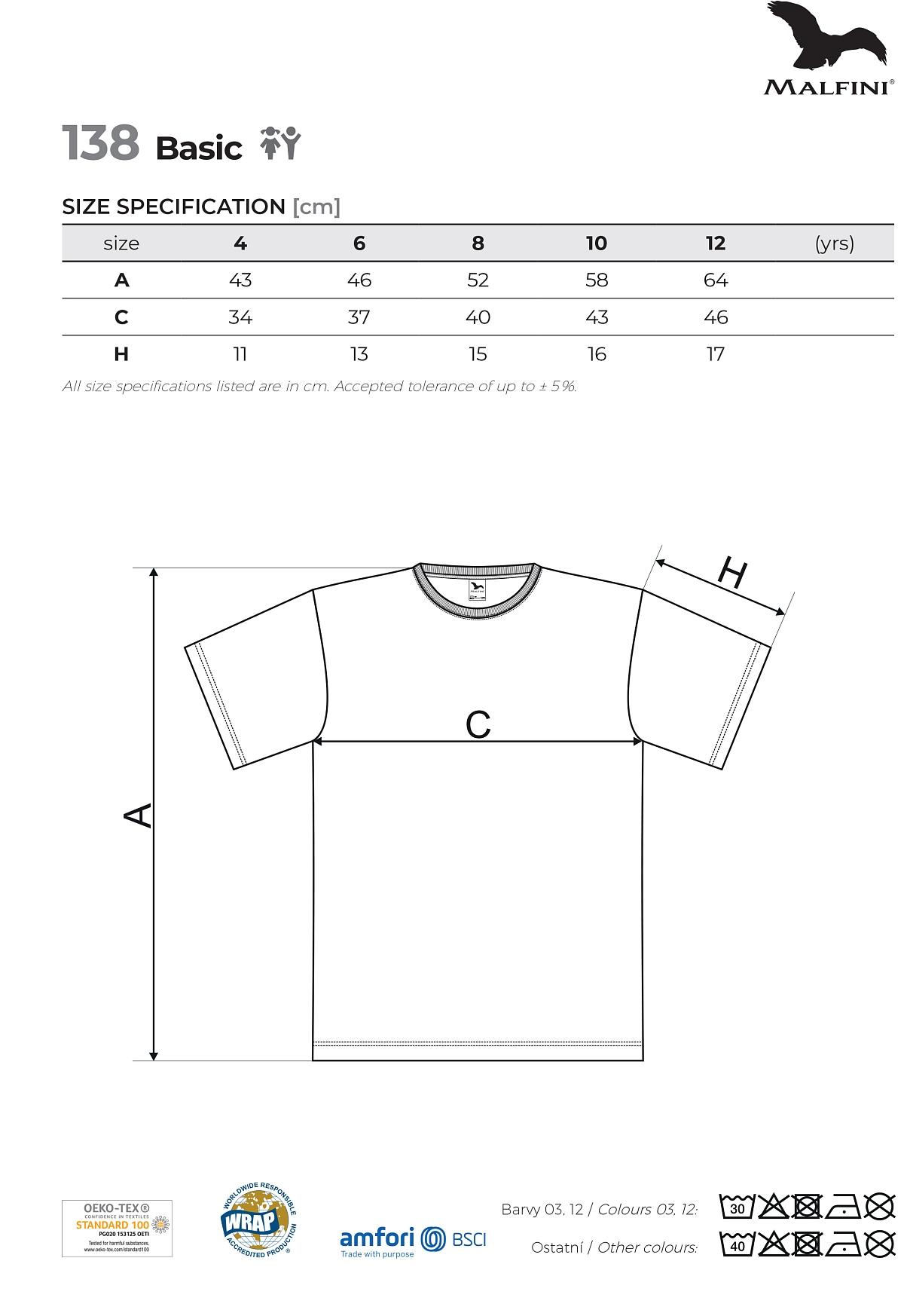 Basic Tričko dětské