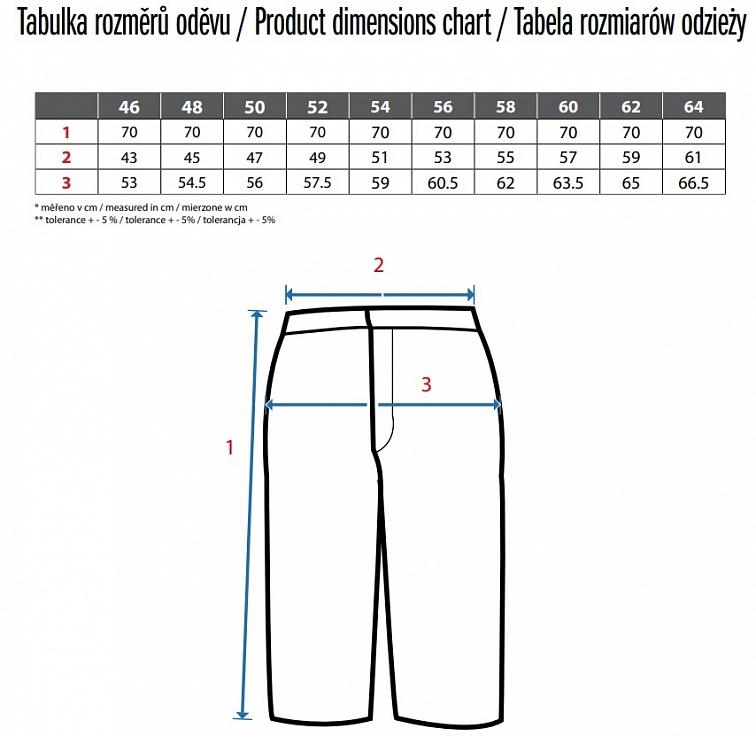 Kalhoty 3/4 CXS STRETCH