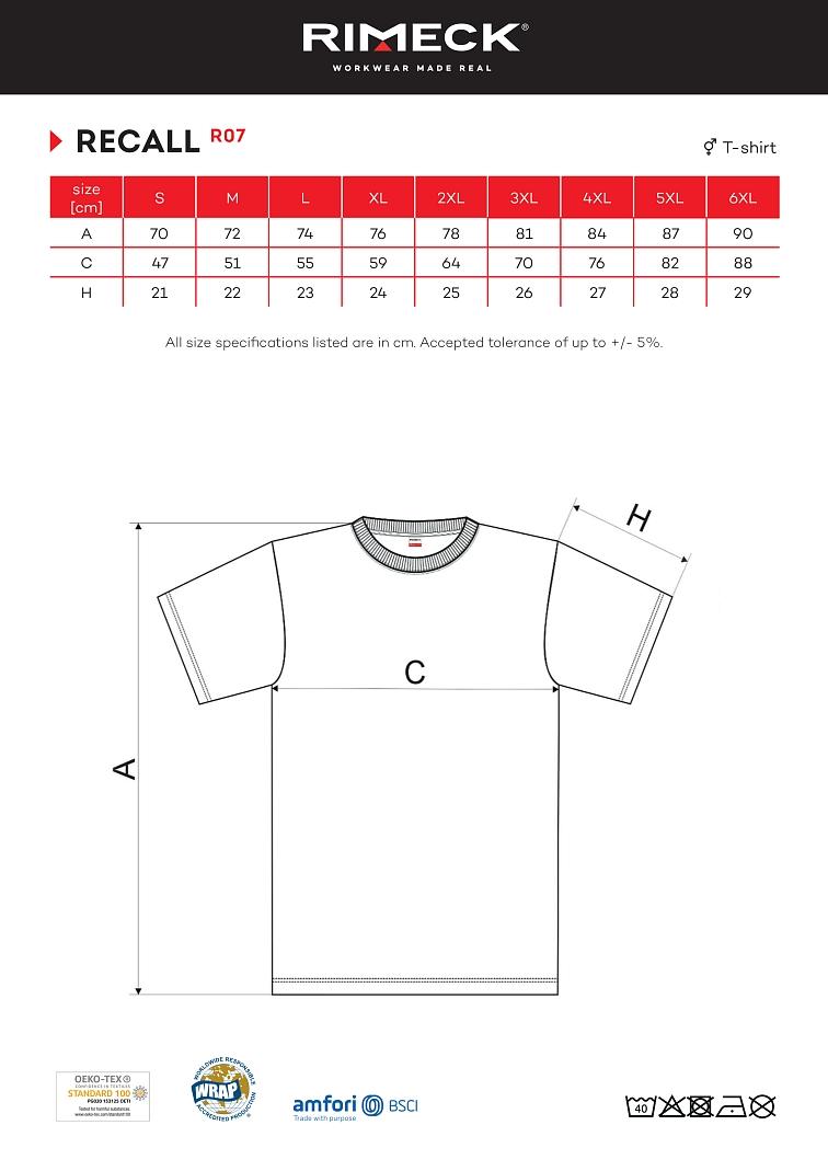 Recall Tričko unisex