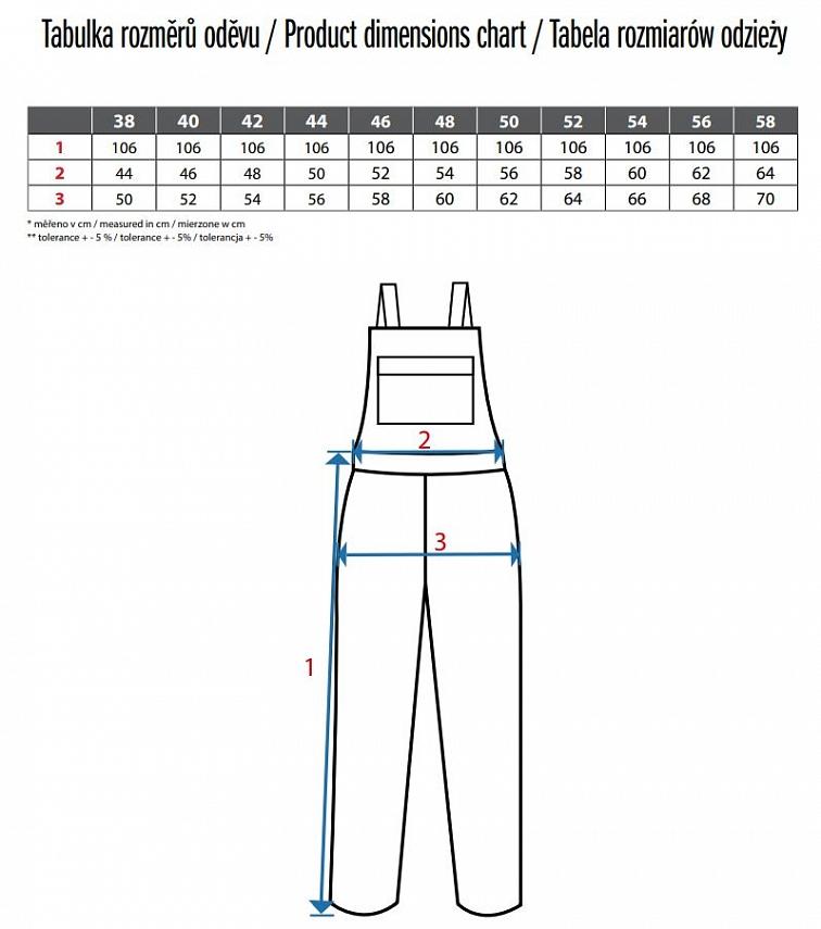 Dámské laclové kalhoty CXS STRETCH