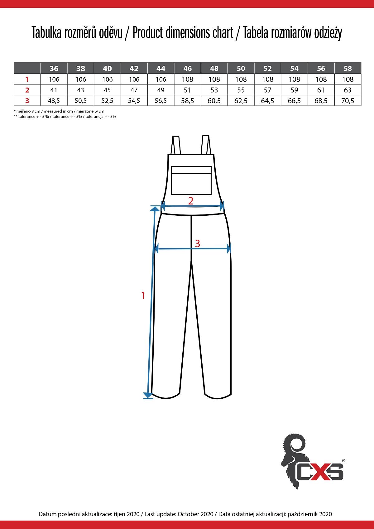 Dámské laclové kalhoty CXS PHOENIX HEKATE