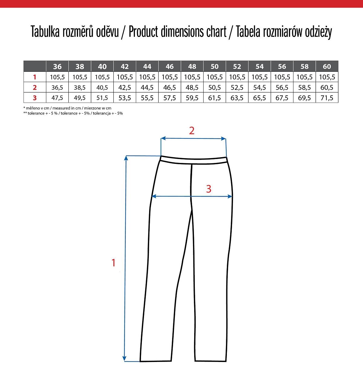 Dámské kalhoty CXS ERIN