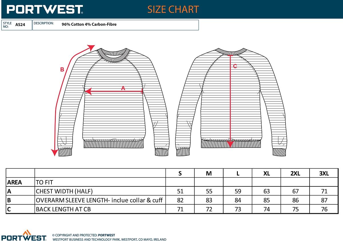 Antistatická ESD mikina