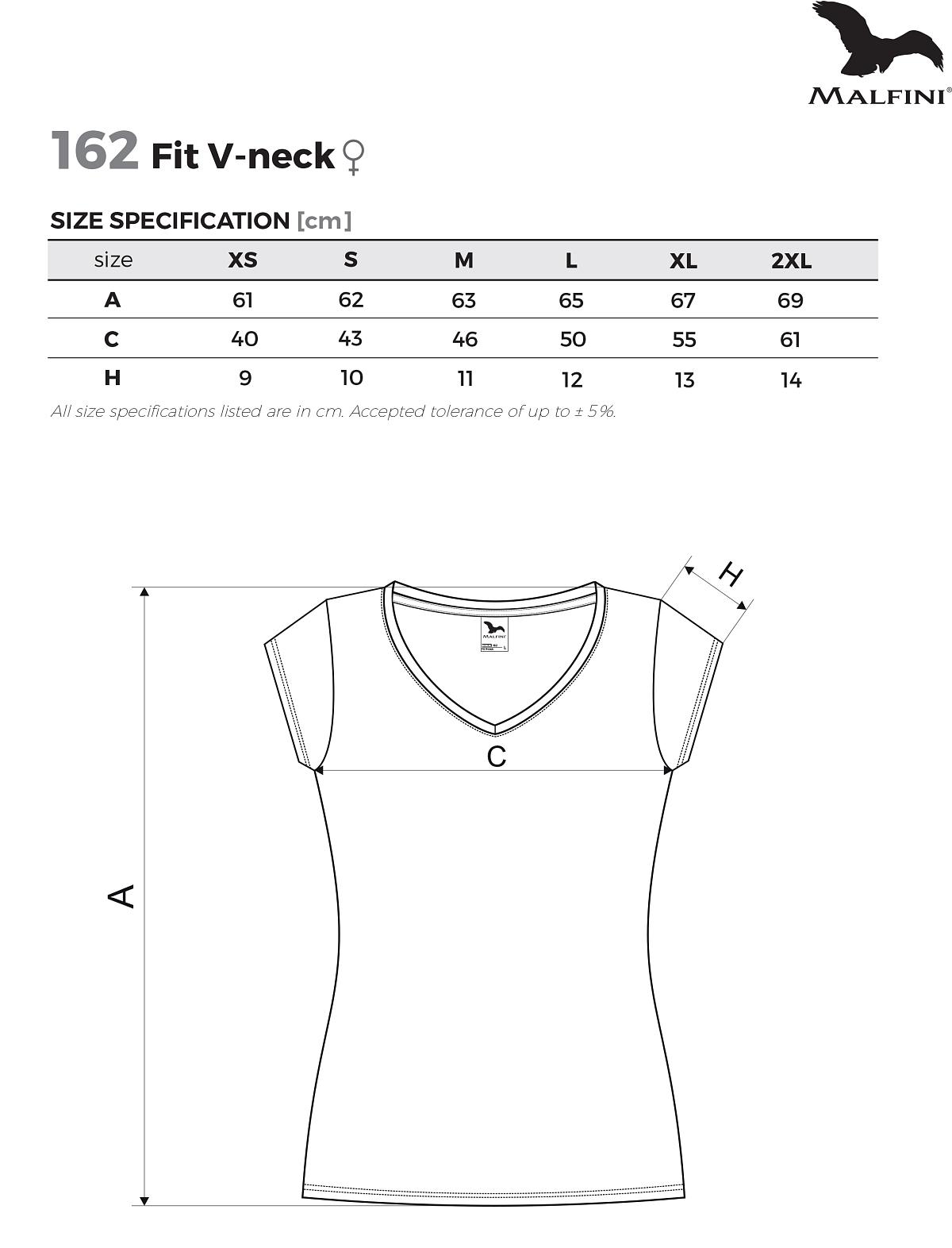 Fit V-neck Tričko dámské