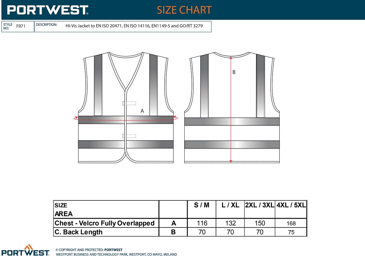 Vesta Hi-Vis Anti Static - Flame Resistant