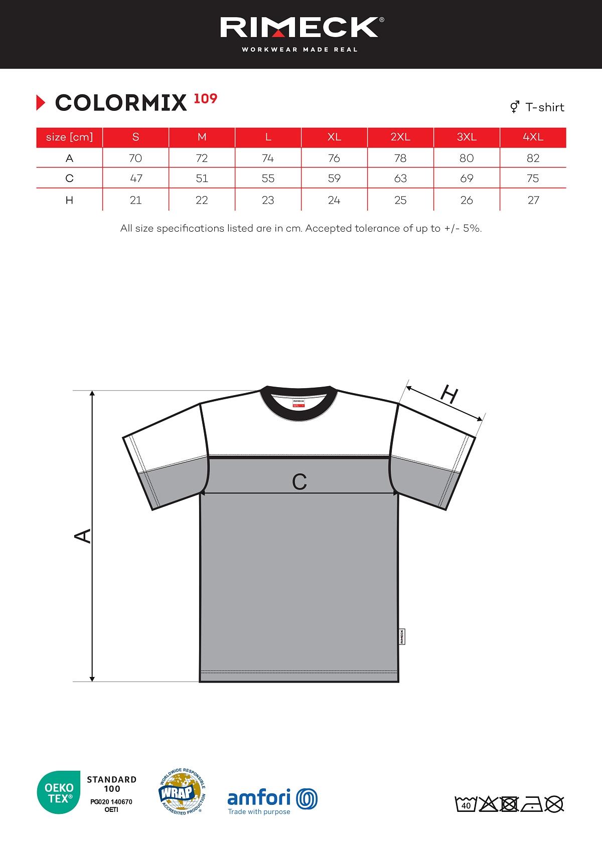 Colormix Tričko unisex