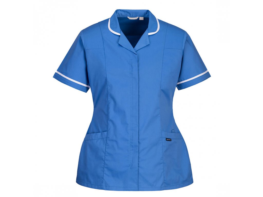 Strečová klasická tunika (Velikost L, Barva modrá)