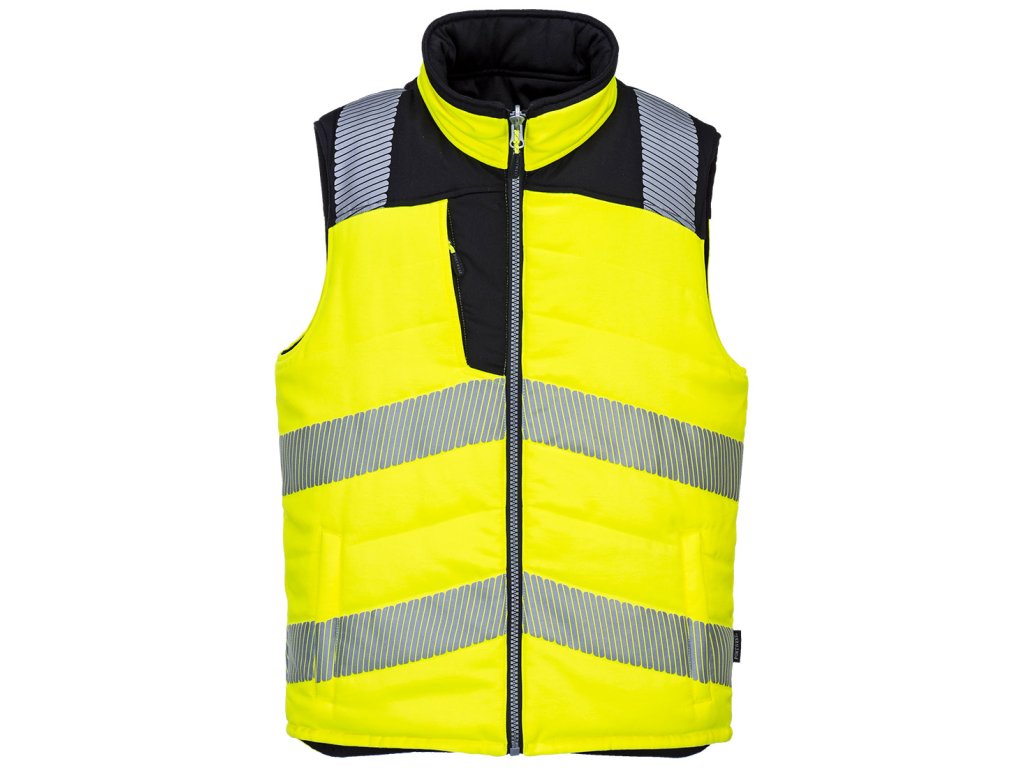 Oboustranná vesta PW3 Hi-Vis výprodej (Velikost 2XL, Barva žlutá-černá)