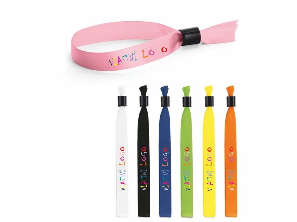 Nezničitelný náramek SECCUR s vlastním potiskem (Barva černá)