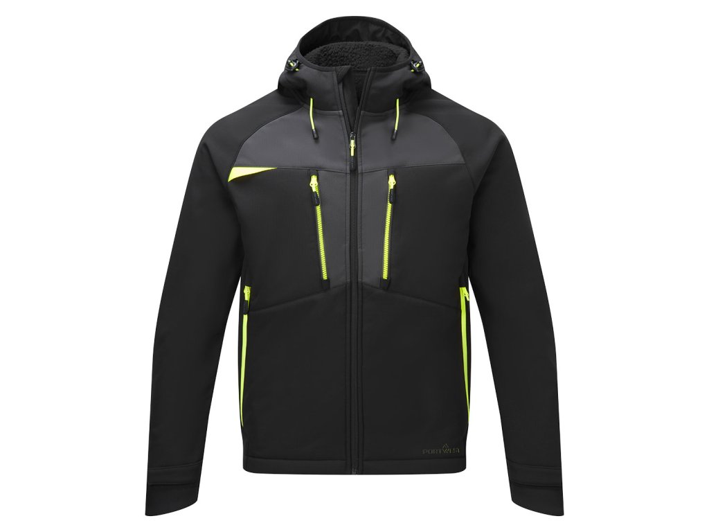 DX4 zimní softshellová bunda (3L) (Barva černá, Velikost 4XL)