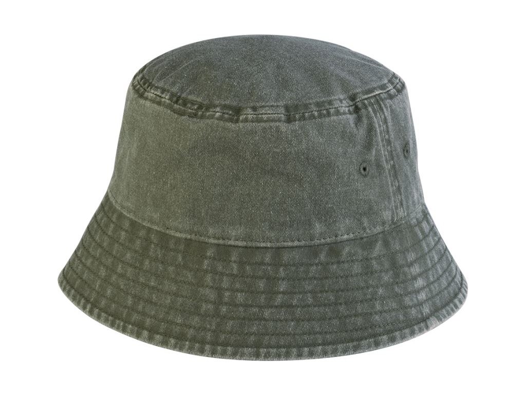 Klobouk Vintage B 688 100% bavlna UPF 50+ pro potisk olivová