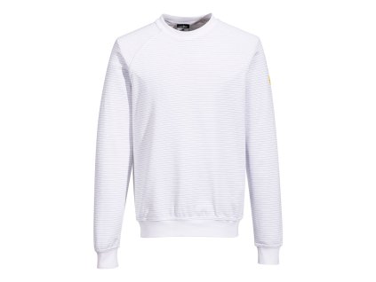 bilá esd mikina predni strana