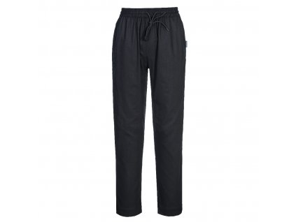 Bavlněné síťované kalhoty Air Chef (Velikost L, Barva černá)