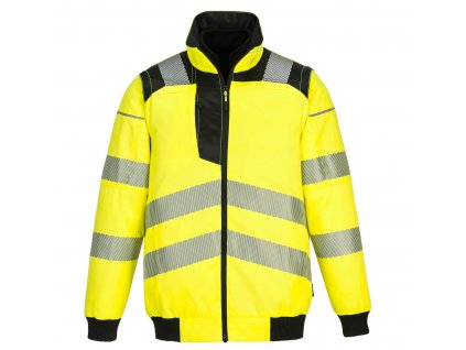Bunda PW3 Hi-Vis 3v1 Pilot (Velikost L, Barva oranžová-černá)