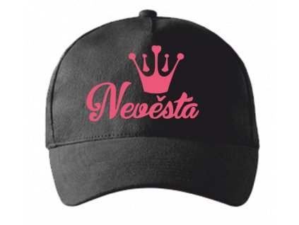 Čepice s potiskem NEVĚSTA (Barva bílá)