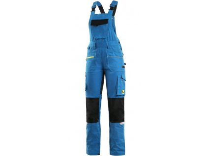 Dámské laclové kalhoty CXS STRETCH (Velikost 38, Barva modrá-černá)