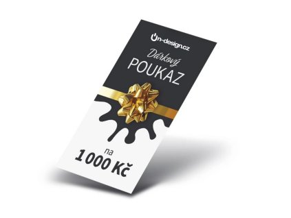 Darčeková poukážka v hodnote 1000 Kč
