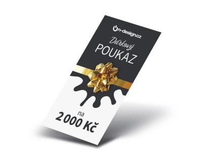 Dárkový poukaz v hodnotě 2000 Kč