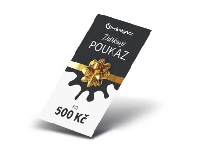 Dárkový poukaz v hodnotě 500 Kč