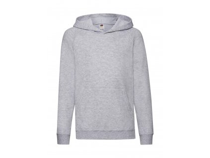 Dětská lehká mikina s kapucí (Velikost 5-6 let, Barva bílá)