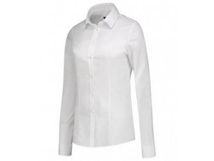 Fitted Stretch Blouse Košile dámská (Velikost 34, Barva bílá)