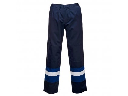 Kalhoty Bizflame Plus (Velikost 4XL, Barva námořní modrá-červená)