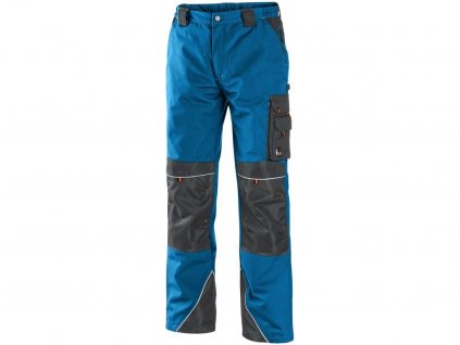 Kalhoty do pasu CXS SIRIUS NIKOLAS (Velikost 46, Barva modrá-šedá)