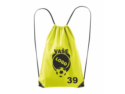 Klubový batoh gymsack ENERGY (Velikost uni, Barva bílá)