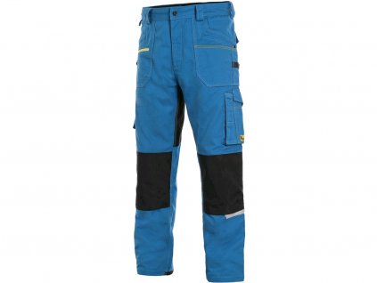 Pánské zkrácené kalhoty CXS STRETCH (Velikost 44, Barva modrá-černá)