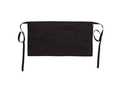 Plátěná barová zástěra (Barva černá)