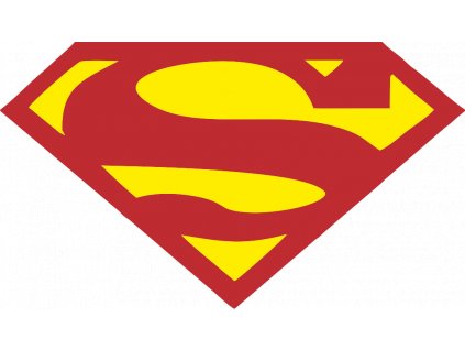 Potisk SUPERMAN (Velikost motivu 8 cm)