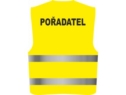 Reflexní vesta POŘADATEL (Velikost 4XL, Barva fluorescenční oranžová)