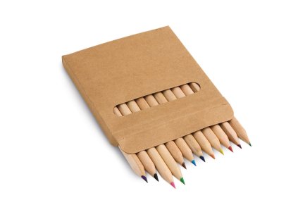 Sada 12 pastelek v krabičce COLOURED (Barva naturální)