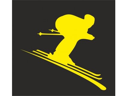 Samolepka SJEZDAŘ (Barva žlutá)