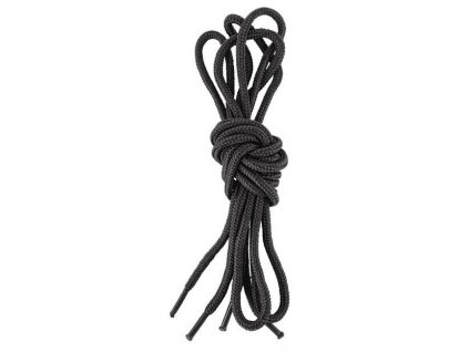 Tkaničky kulaté černé 90 CM (Barva černá)