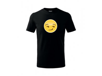 Tričko pánské/dětské s EMOJI 3 (Velikost XS, Barva bílá)