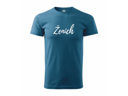 Tričko s potiskem ŽENICH a NEVĚSTA (Velikost XS, Barva bílá)