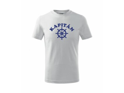 Vodácké tričko s KAPITÁNEM (Velikost XS, Barva bílá)