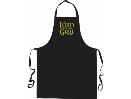 Zástěra LORD OF THE GRIL (Barva bílá, Barva potisku zlatá)