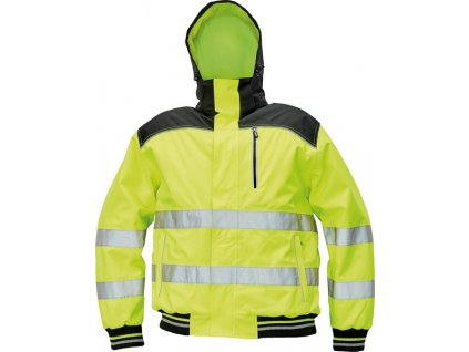 Zimní bunda KNOXFIELD HI-VIS PILOT (Velikost XS, Barva červená)